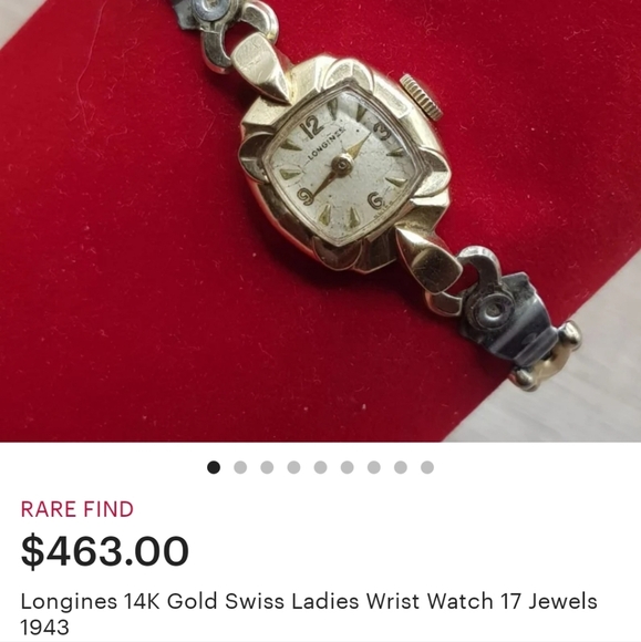 Very Rare Vintage 1943 Longines Womens Watch main image 2